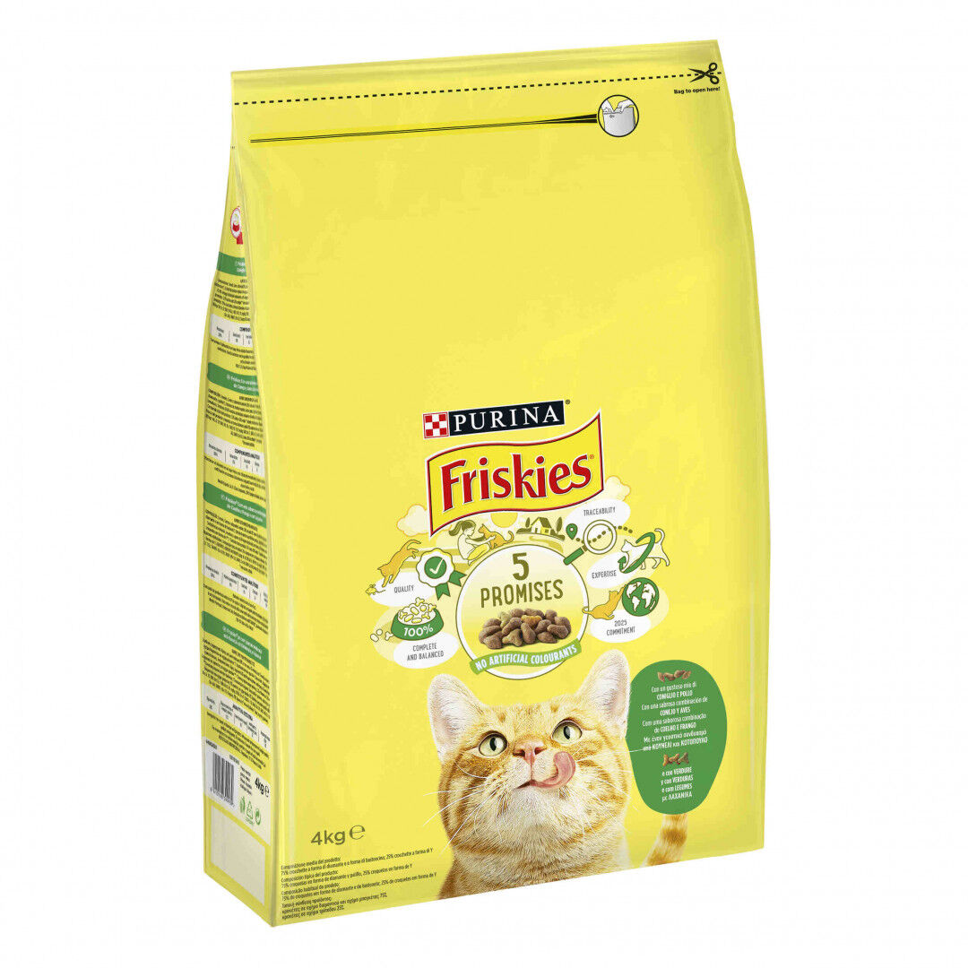 Comida Seca para Gato com Coelho e Frango