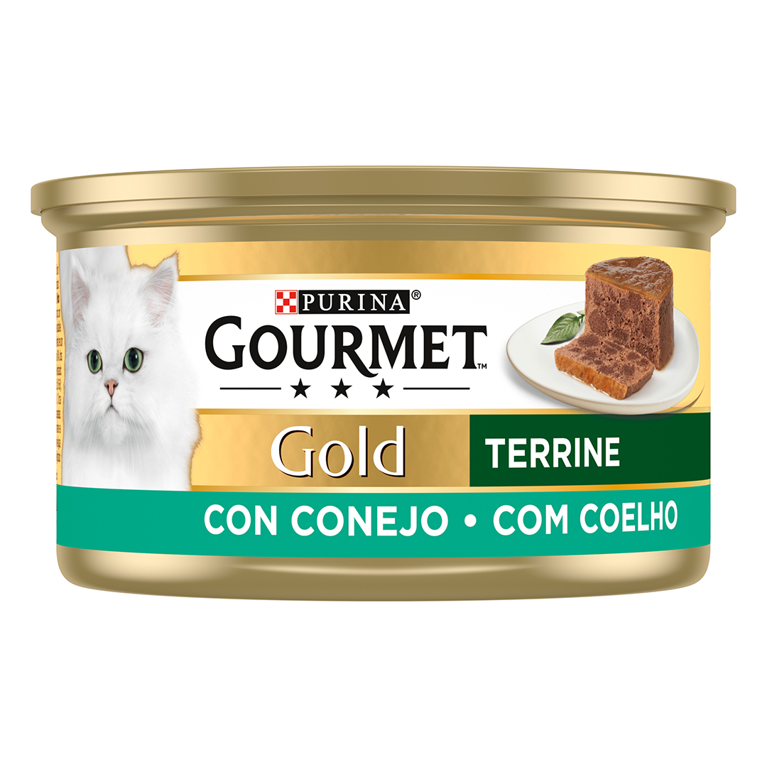 Comida Húmida para Gato Gold Terrine com Coelho