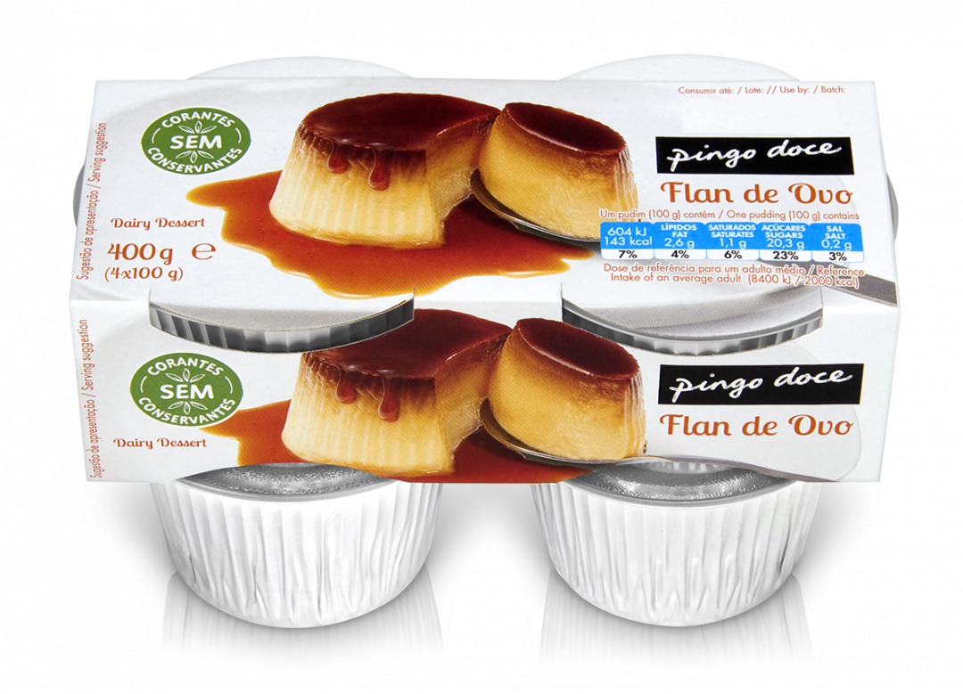 Pudim Flan de Ovo