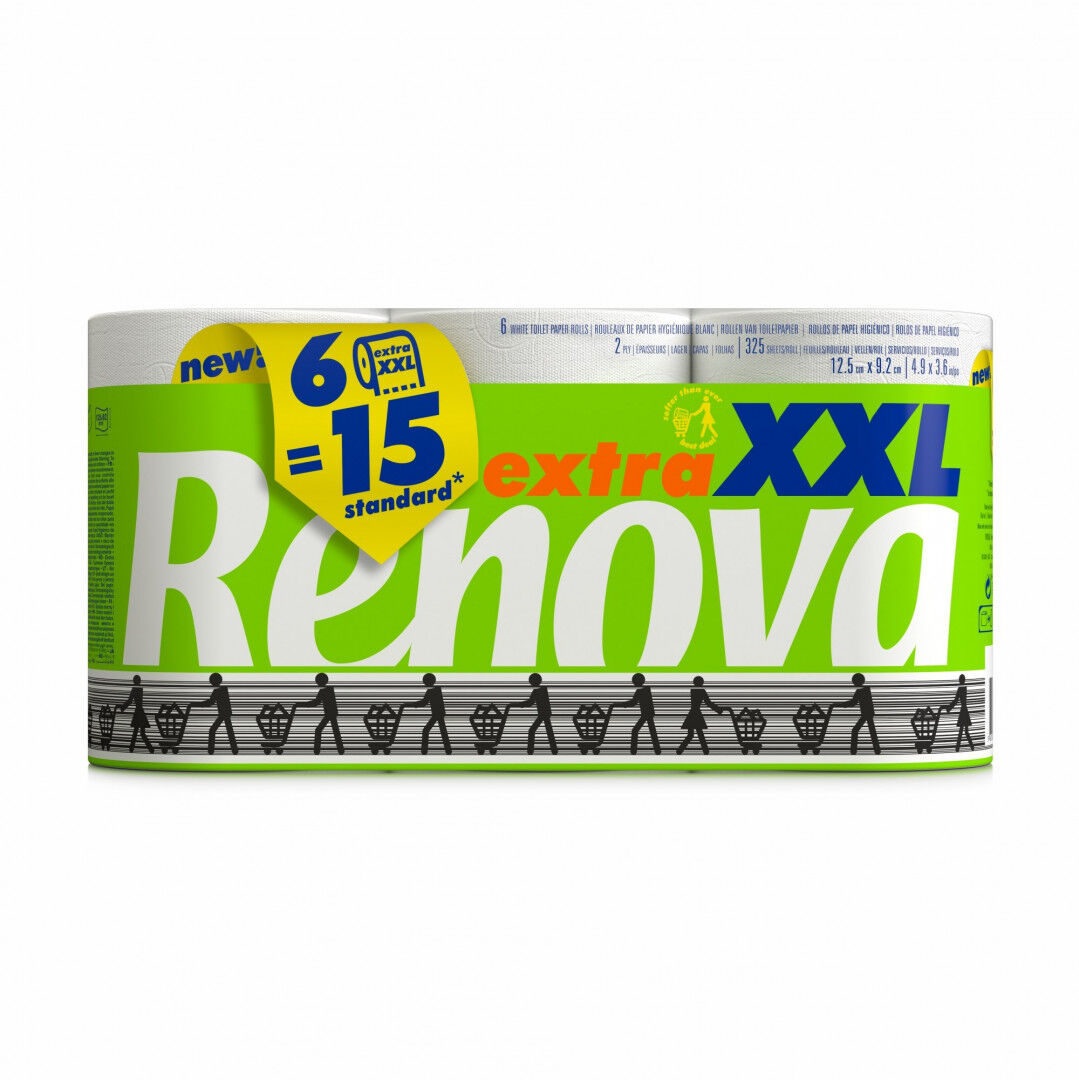 Papel Higiénico Extra XXL 2 Folhas 6 Rolos