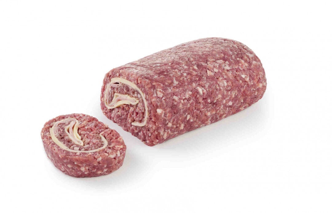 Rolo de Carne de Vitelão com Queijo e Fiambre