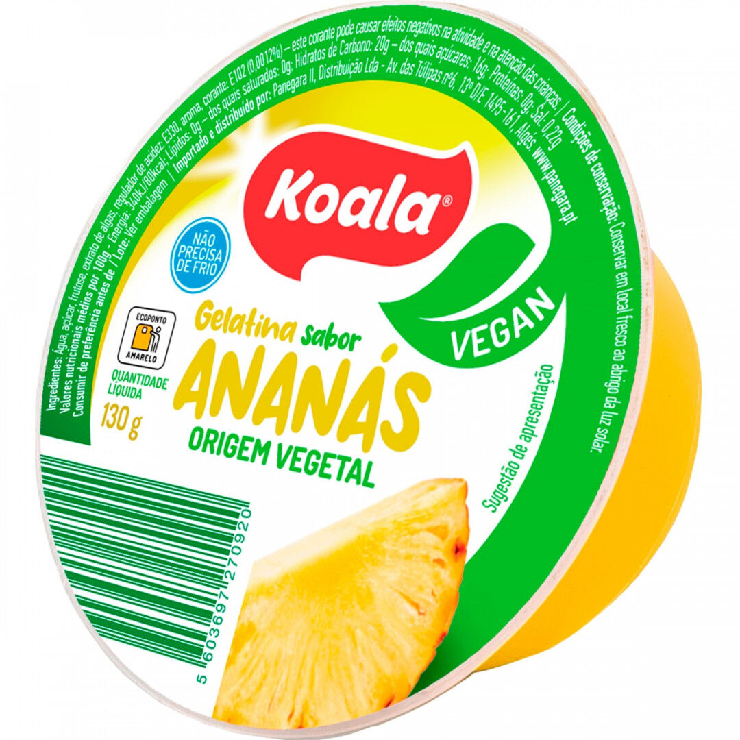 Gelatina Pronta de Ananás