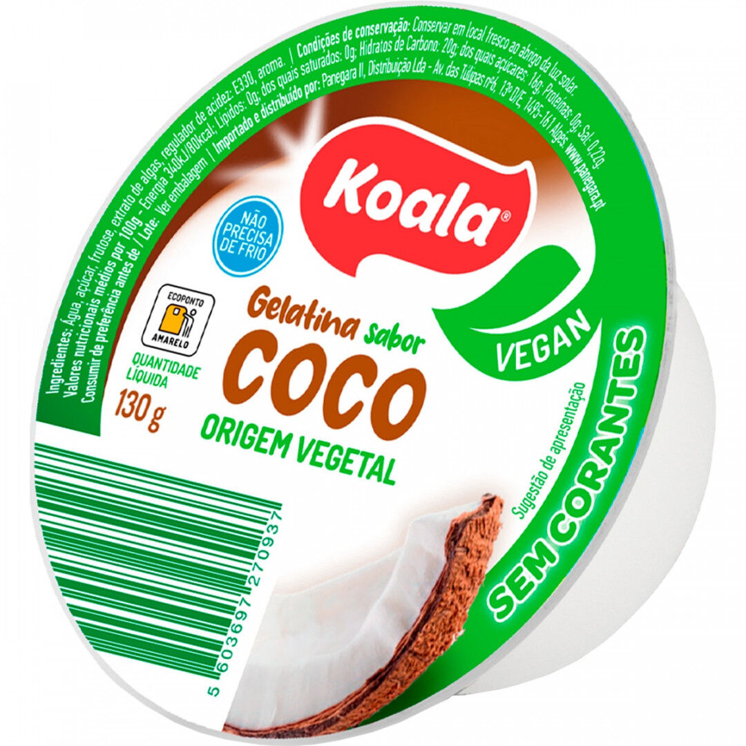 Gelatina Pronta de Coco