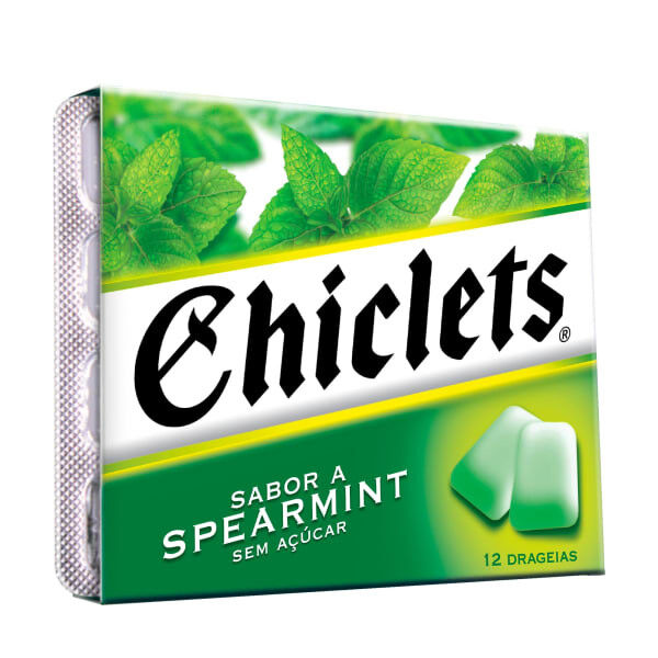 Pastilhas Elásticas Spearmint Chiclets 16 g