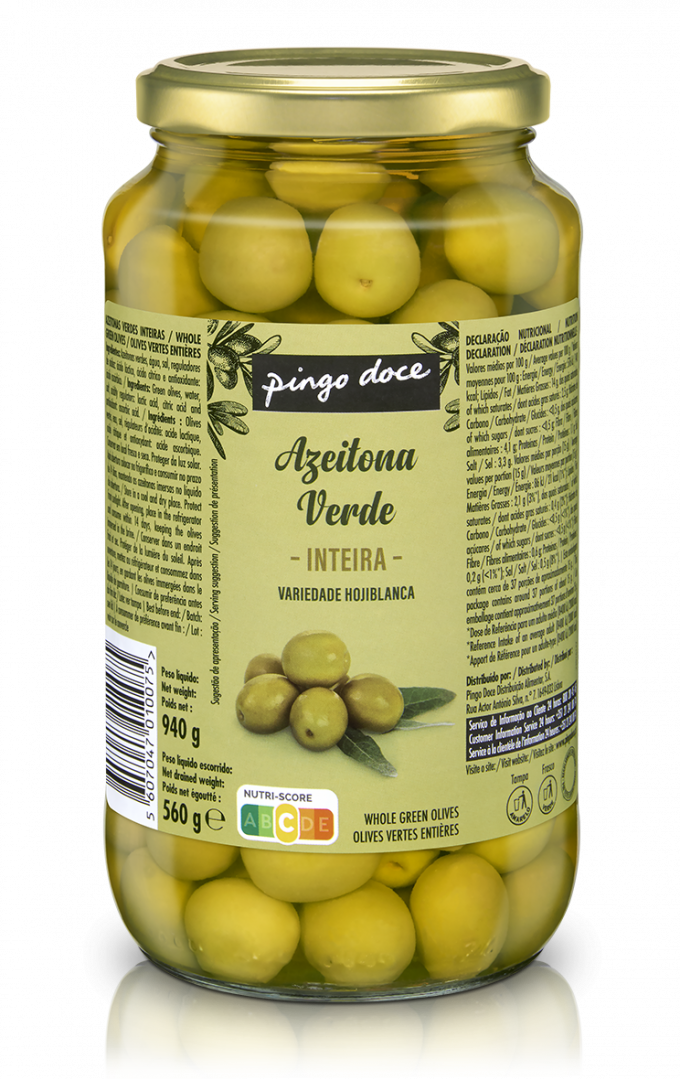 Azeitonas Verdes Hojiblanc