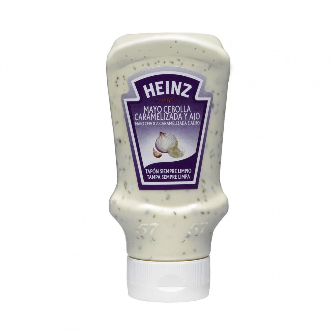 Maionese Com Cebola Caramelizada E Alho Top Down Heinz 400 ml