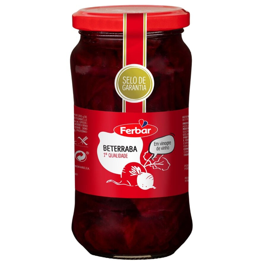 Beterraba Em Vinagre Ferbar 180 g