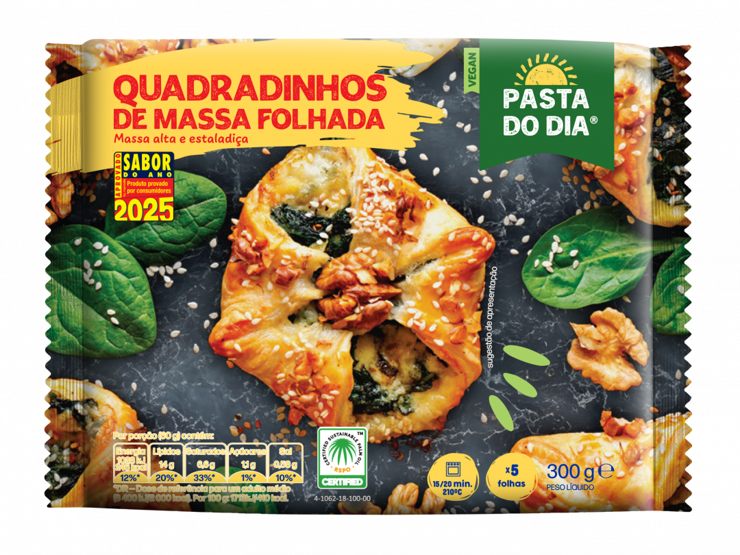 Quadradinho Massa Folhada