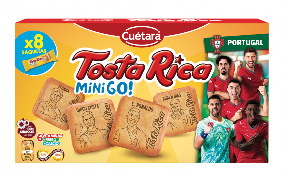 Bolachas Tosta Rica Mini Go Pack 8
