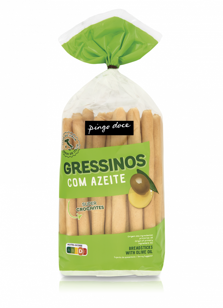 Gressinos com Azeite Pingo Doce