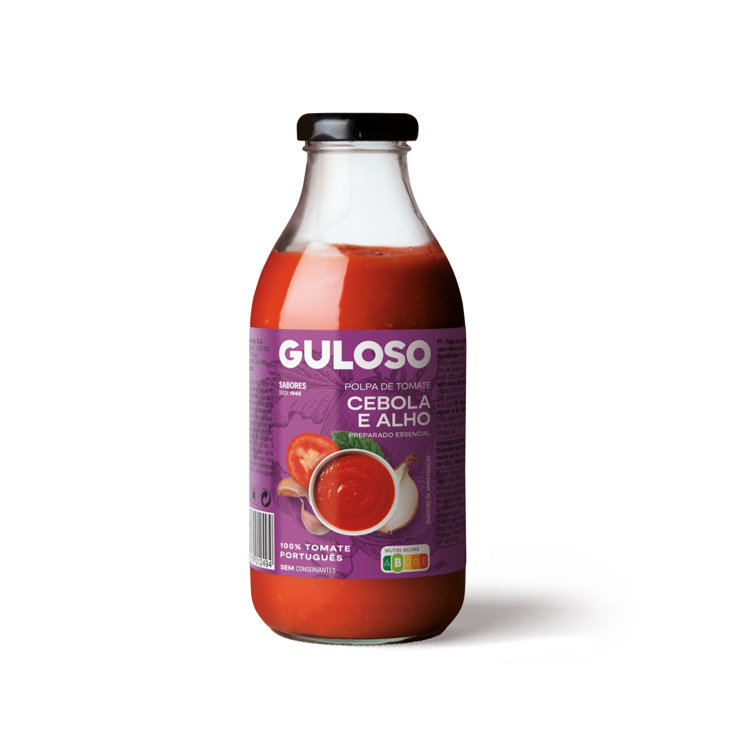 Polpa De Tomate Com Cebola E Alho Guloso 500 g