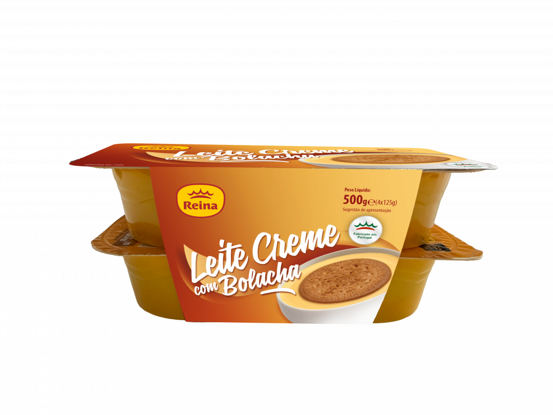 Leite Creme com Bolacha Pack 4 Reina