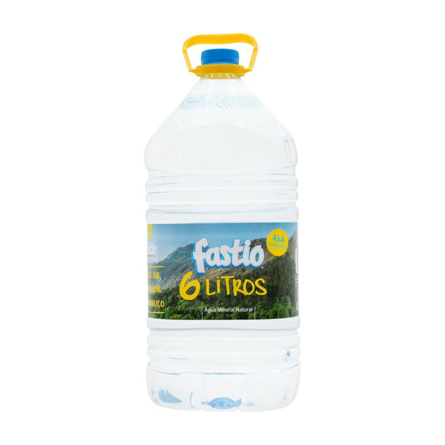 Água Sem Gás Garrafão Fastio 6 L