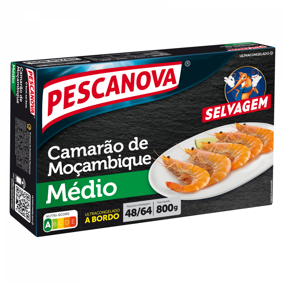 Camarão De Moçambique Médio Pescanova 800 g