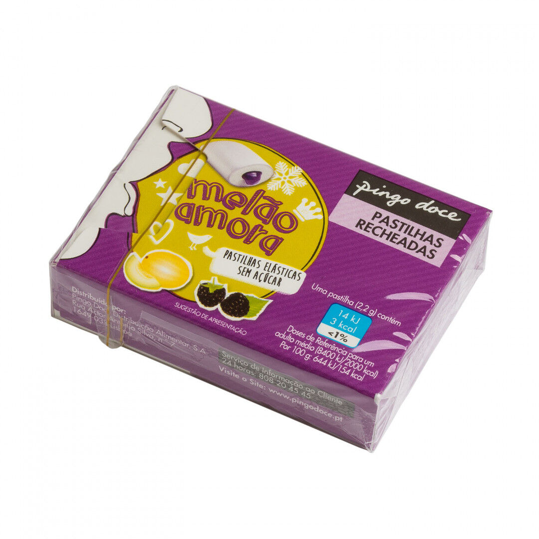 Pastilhas Elásticas Recheadas Melão e Amora