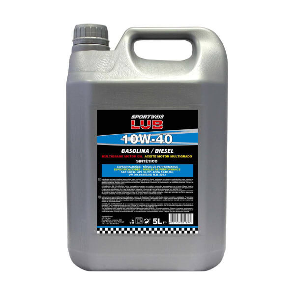 Óleo Lubrificante Gasolina/diesel 10w40 Sportlub 5 L