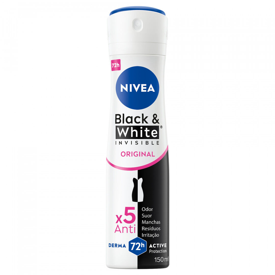 Desodorizante em Spray Black & White Invisible Original