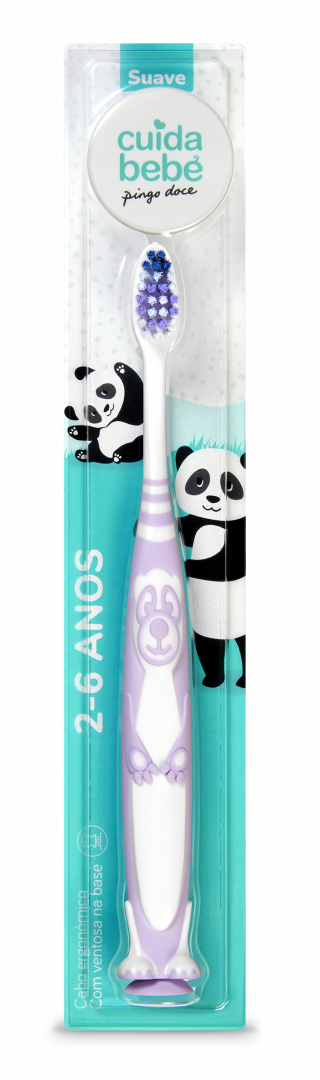 Escova de Dentes Infantil 2-6 anos