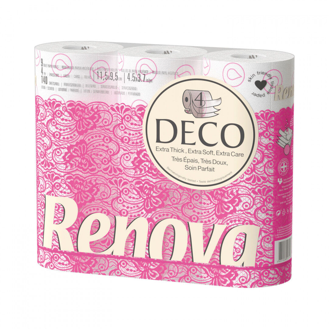 Papel Higiénico Deco 4 Folhas 9 Rolos