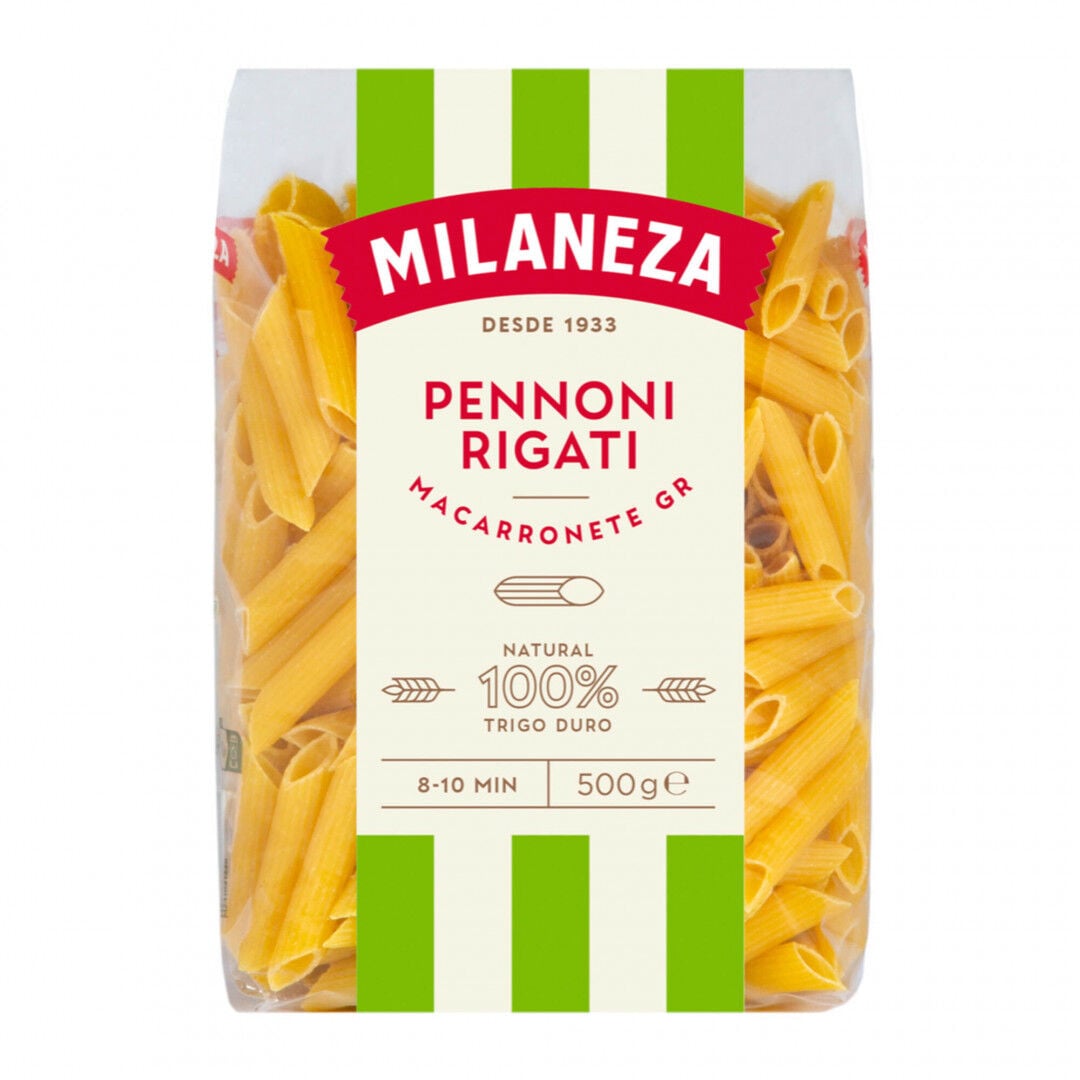 Massa Macarronete Penne Grande Riscado
