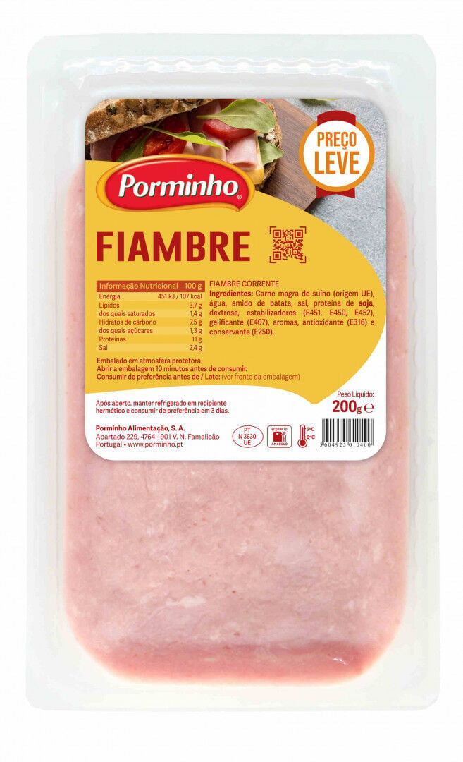 Fiambre Corrente Fatiado