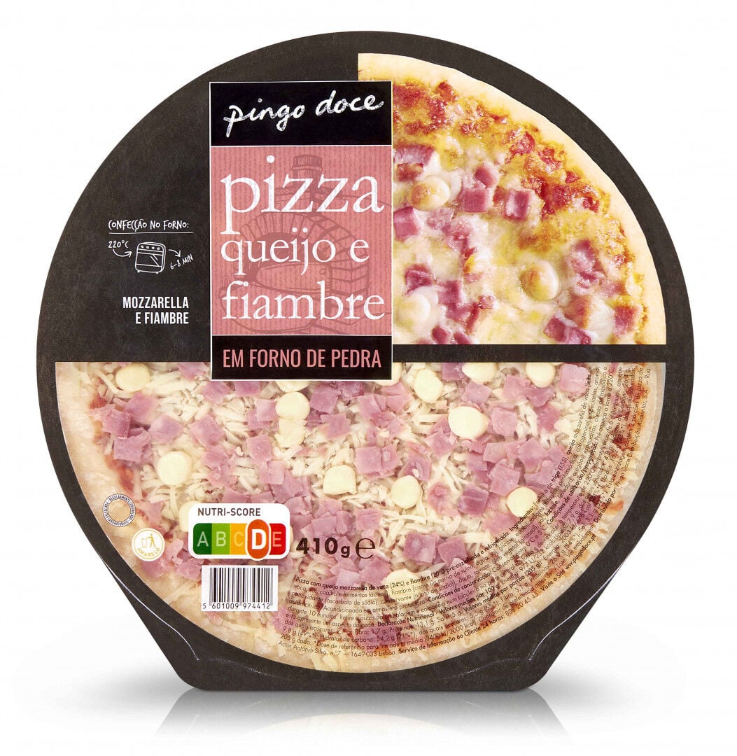Pizza Fresca de Fiambre e Queijo