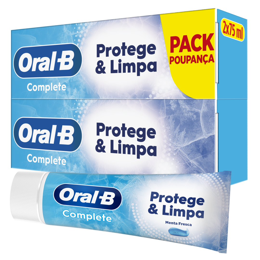 Pasta de Dentes Complete Protege & Limpa Pack 2