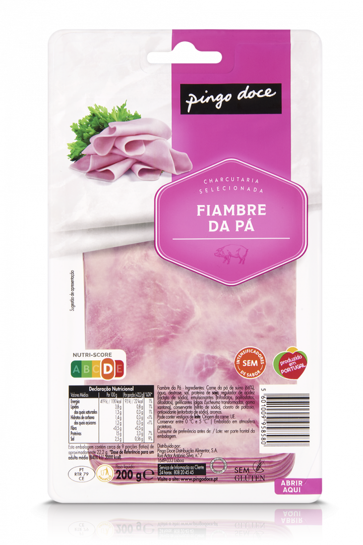 Fiambre da Pá Fatiado