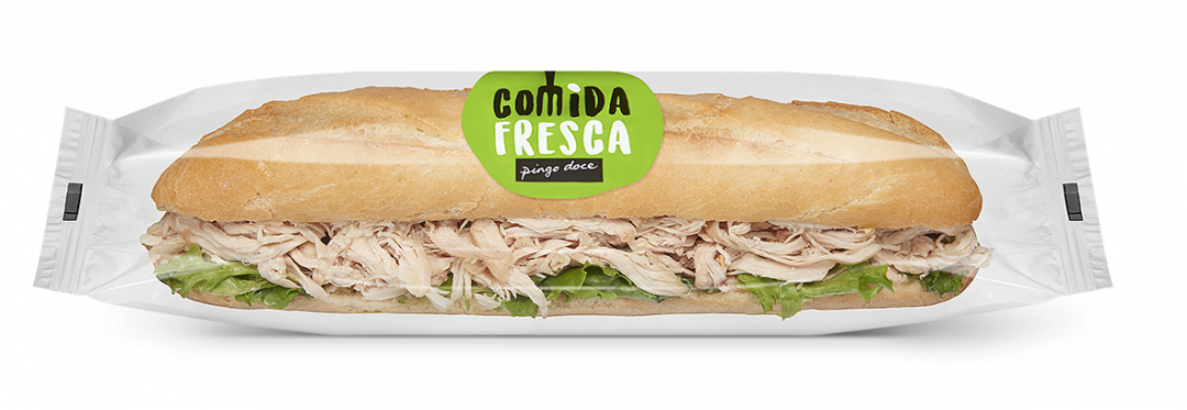 Sandes de Frango Assado Comida Fresca