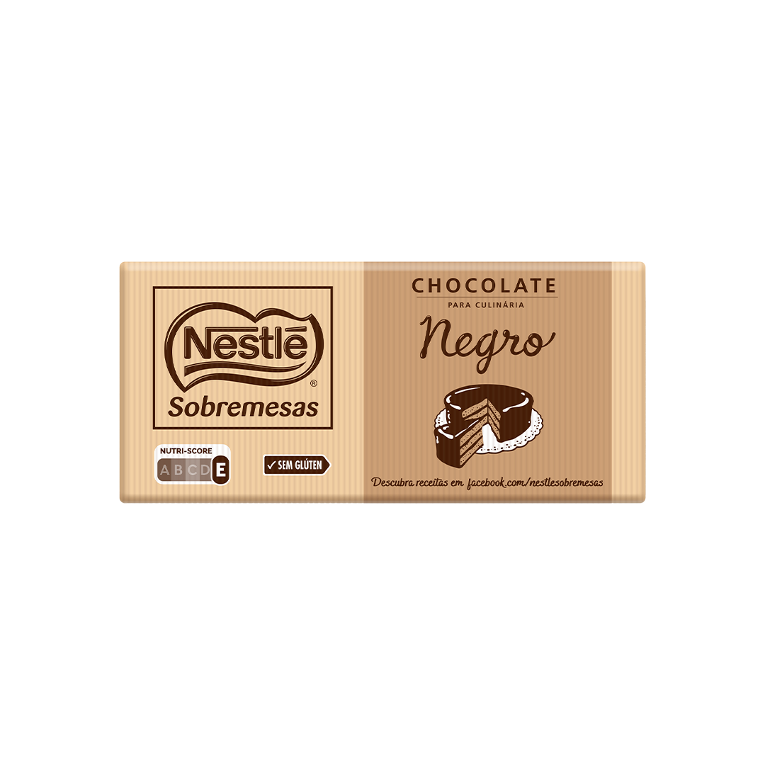 Tablete De Chocolate Culinária 44% Cacau Nestlé 200 g