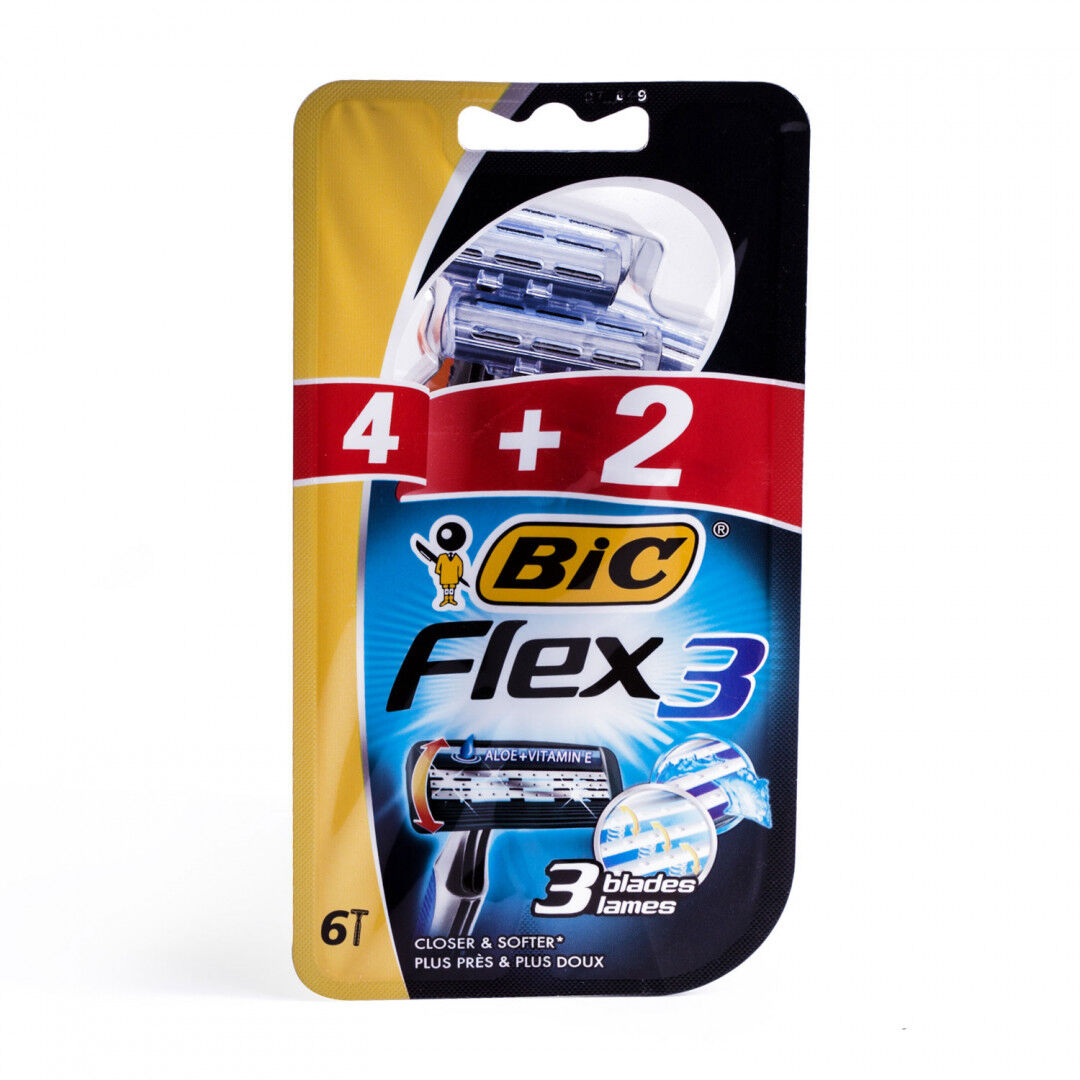 Lâminas Descartáveis Flex 3 (4+2)