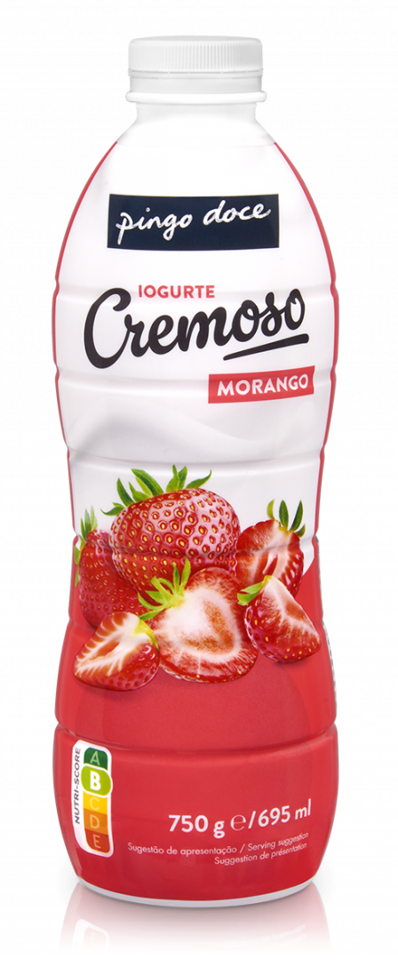Iogurte Líquido Cremoso Morango Pack 4
