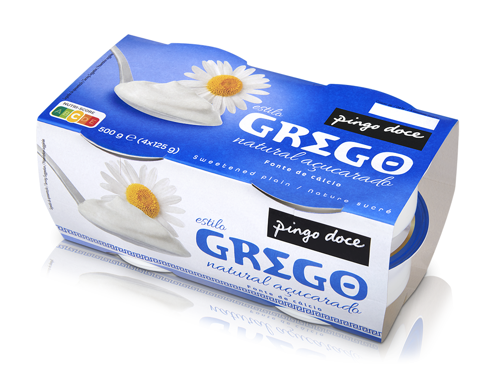 Iogurte Grego Natural Açucarado Pack 4