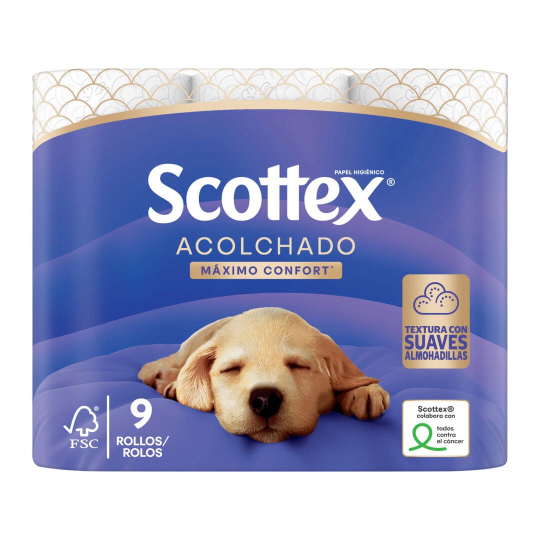 Papel Higiénico Acolchoado 3 Folhas 9 Rolos