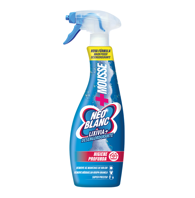 Lixívia em Spray Mousse