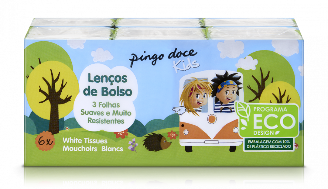 Lenços de Bolso Kids Pack 6