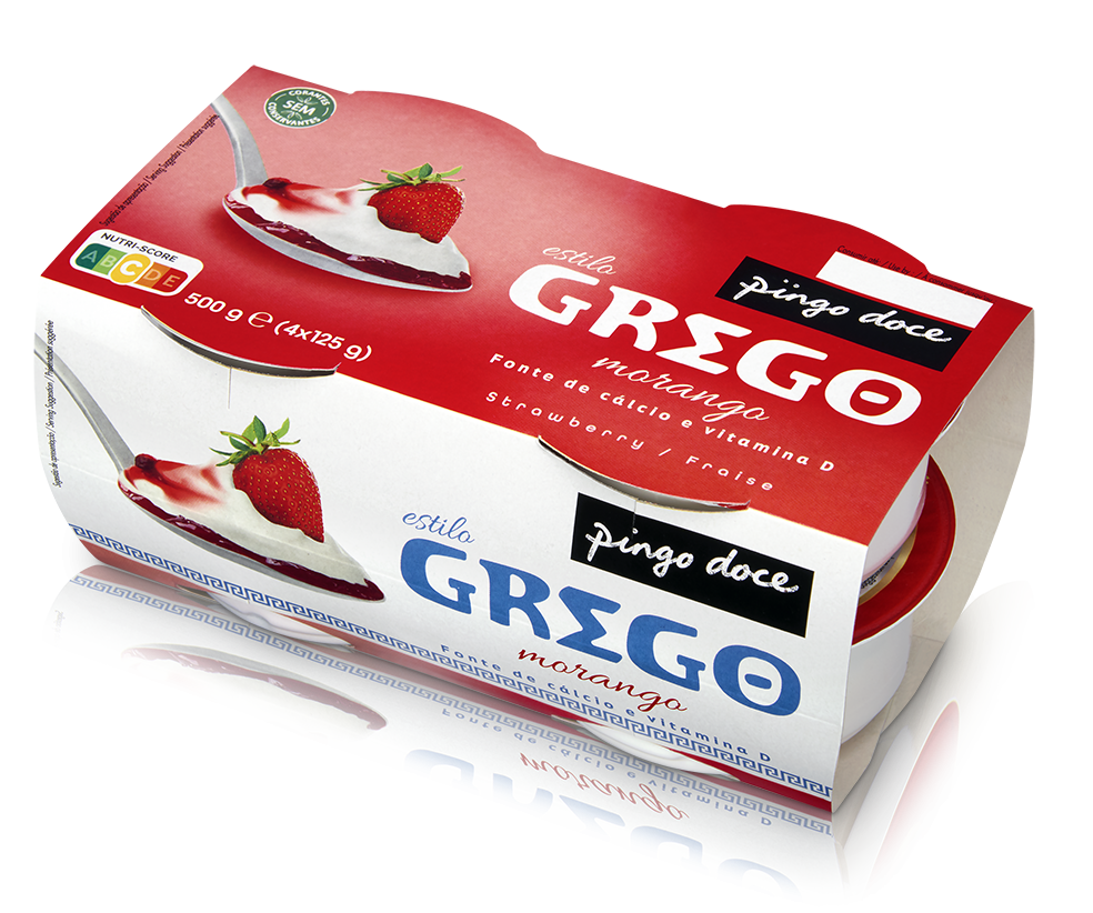 Iogurte Grego Morango Pack 4