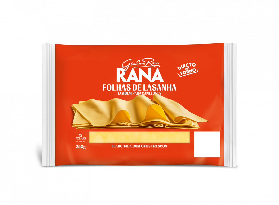 Folhas de Massa Fresca para Lasanha 250 g