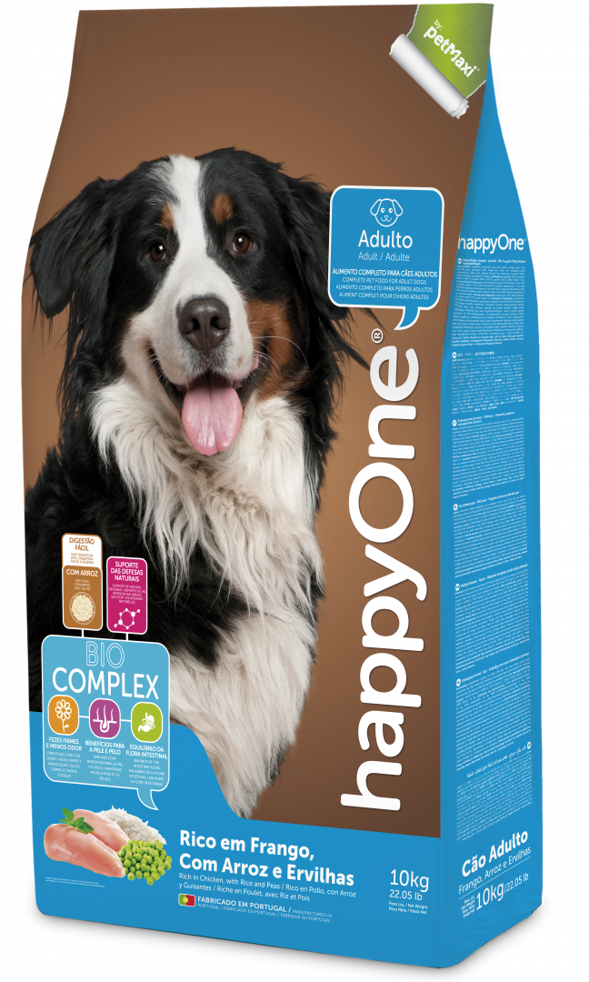 Comida Seca Para Cão Adulto Com Frango Happyone 10 kg