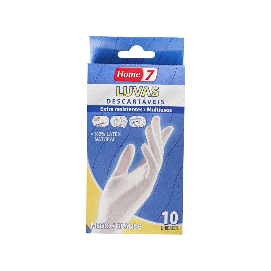 Luvas de Limpeza Descartáveis Médio/Grande