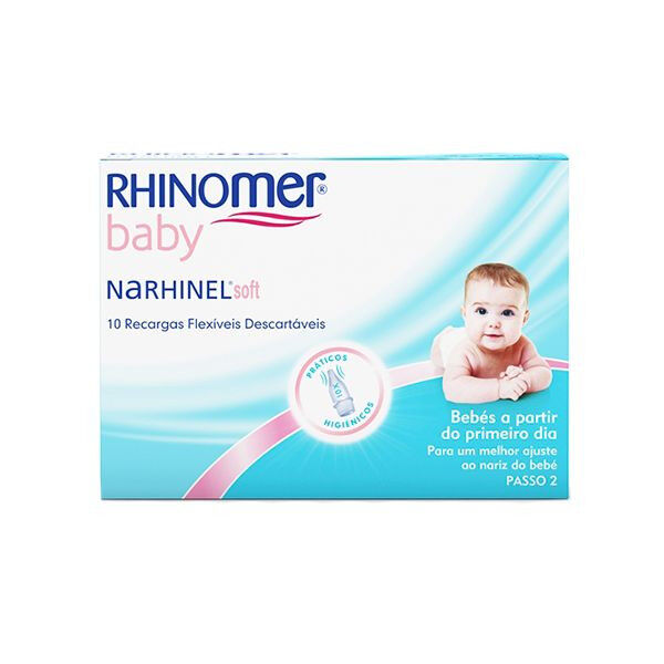 Água De Limpeza Recargas Soft Rhinomer 10 un