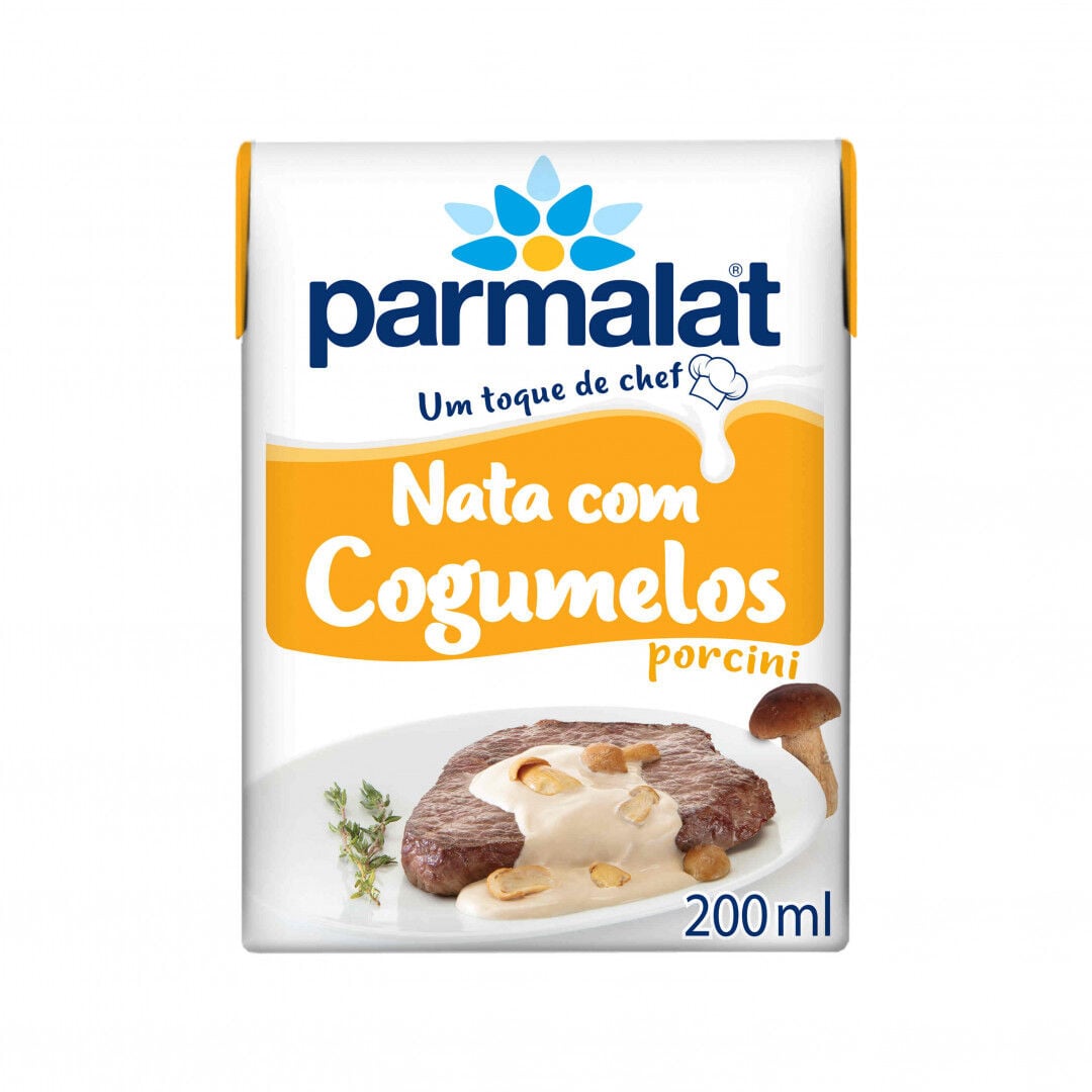 Natas UHT com Cogumelos