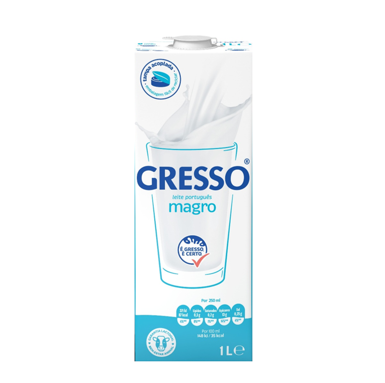 Leite UHT Magro Gresso