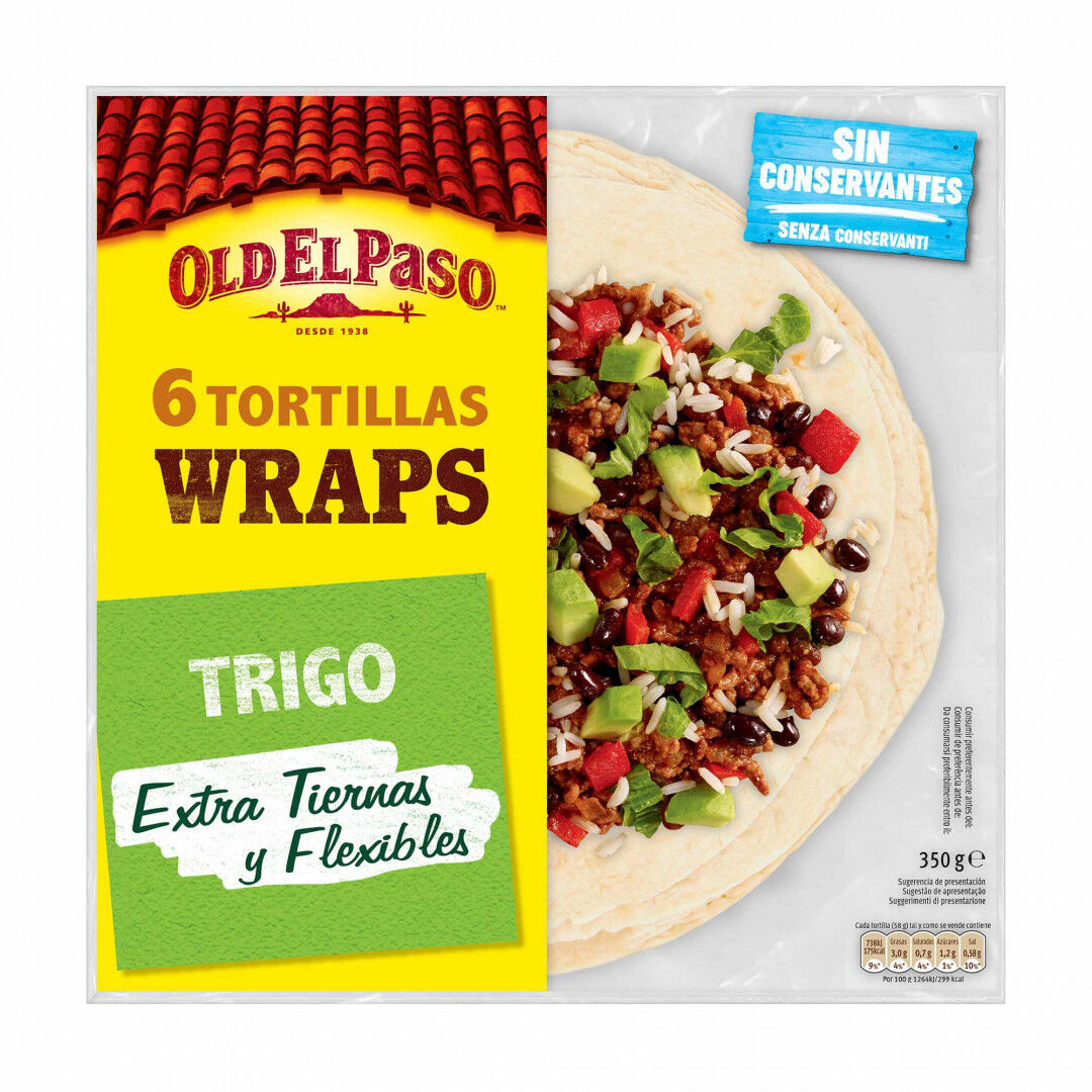 Tortilhas Wraps de Trigo