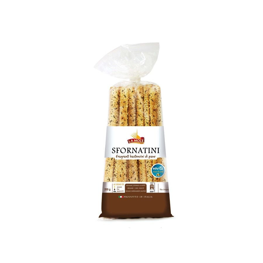 Gressinos com Sementes