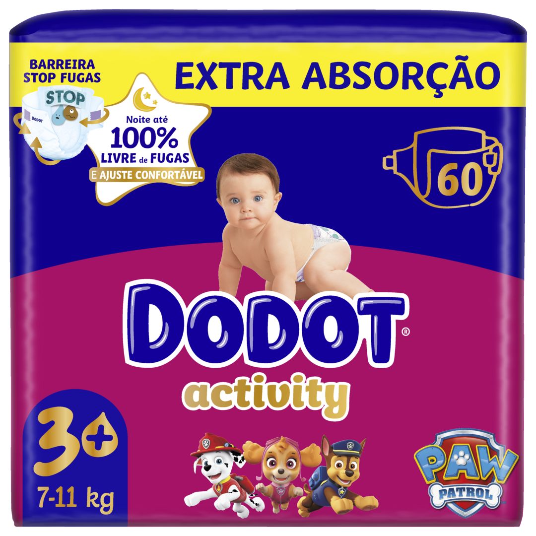 Fraldas Activity Extra T3 7-11kg