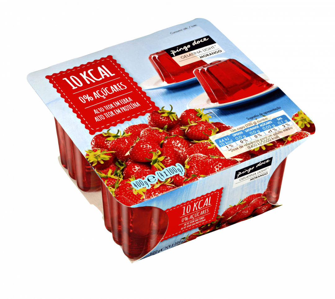 Gelatina 10Kcal Morango