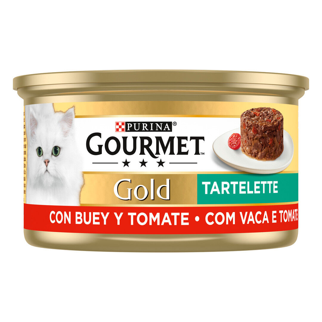 Comida Húmida para Gato Gold Tartelette com Vaca