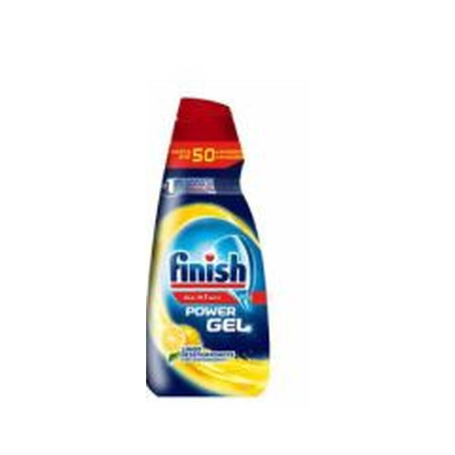Detergente em Gel Máquina Loiça Power All in 1 Limão Finish