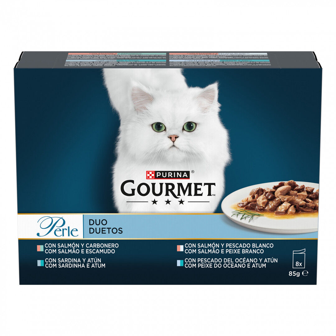 Comida Húmida Para Gato Perle Duetos Purina Gourmet 680 g